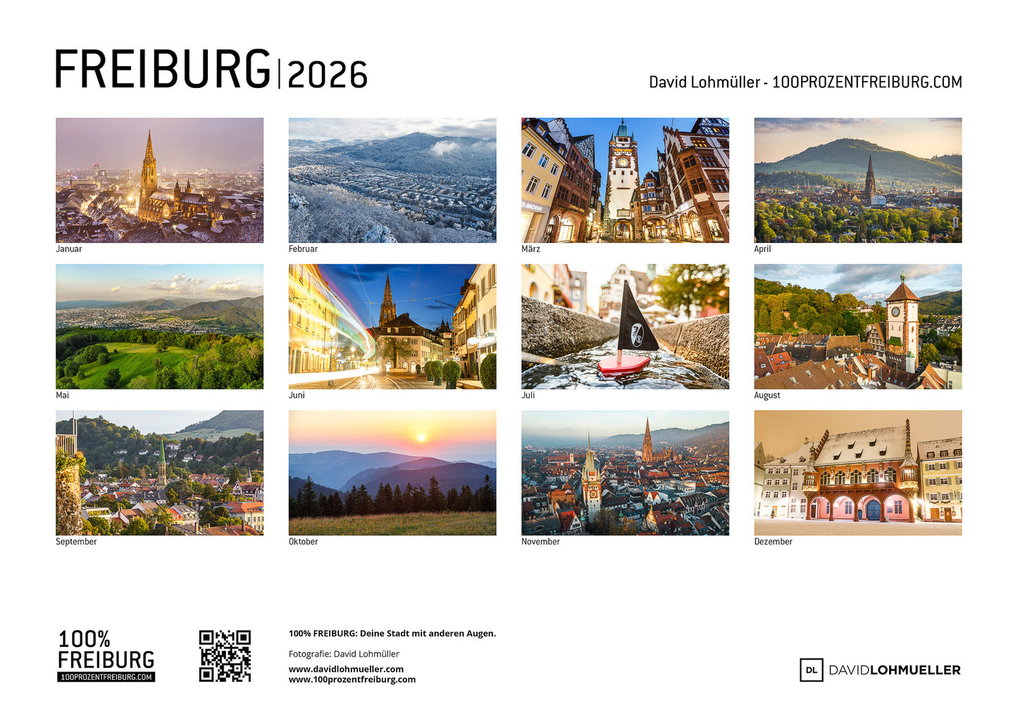 100% FREIBURG Kalender 2026