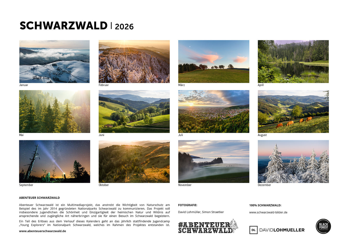 Schwarzwald Kalender 2026