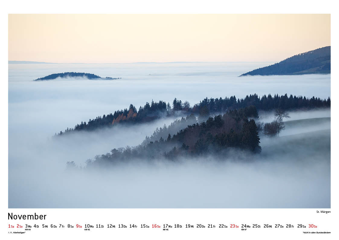 Schwarzwald Kalender 2025