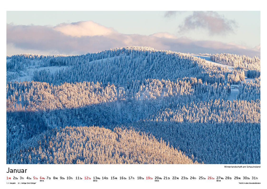Schwarzwald Kalender 2025