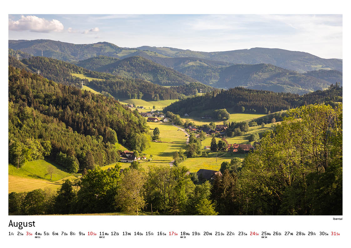 Schwarzwald Kalender 2025