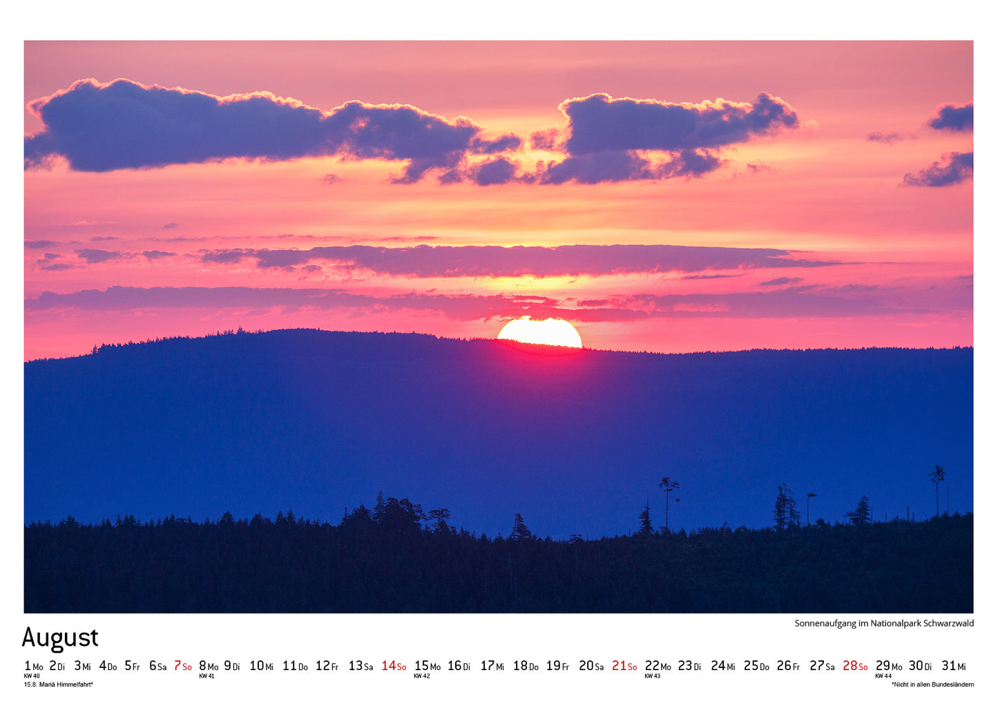 Schwarzwald Kalender 2022