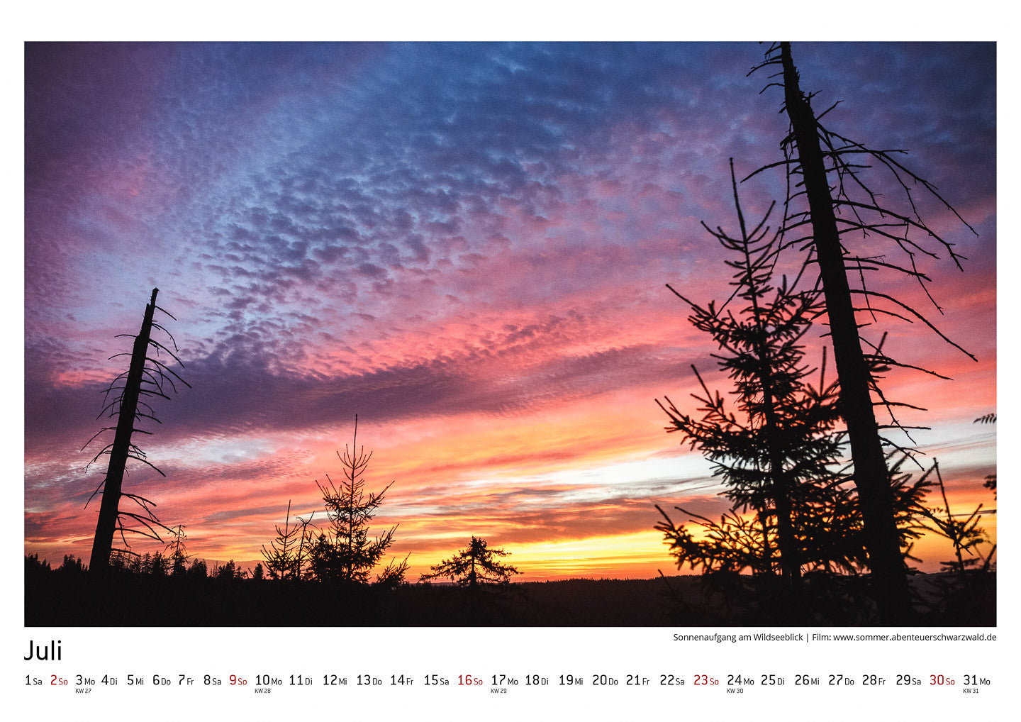 Schwarzwald Kalender 2017