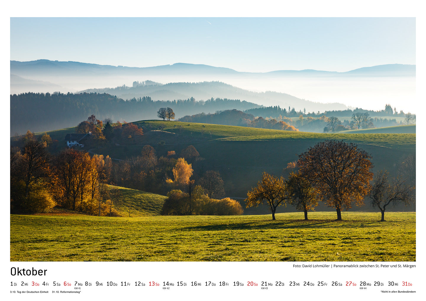 Schwarzwald Kalender 2019