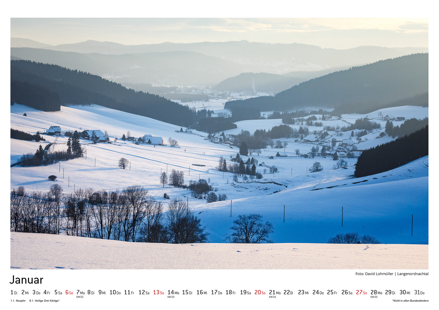 Schwarzwald Kalender 2019