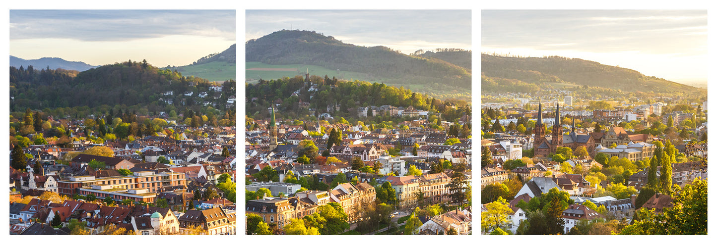 Magnet Schlüsselbrett - Freiburg Panorama
