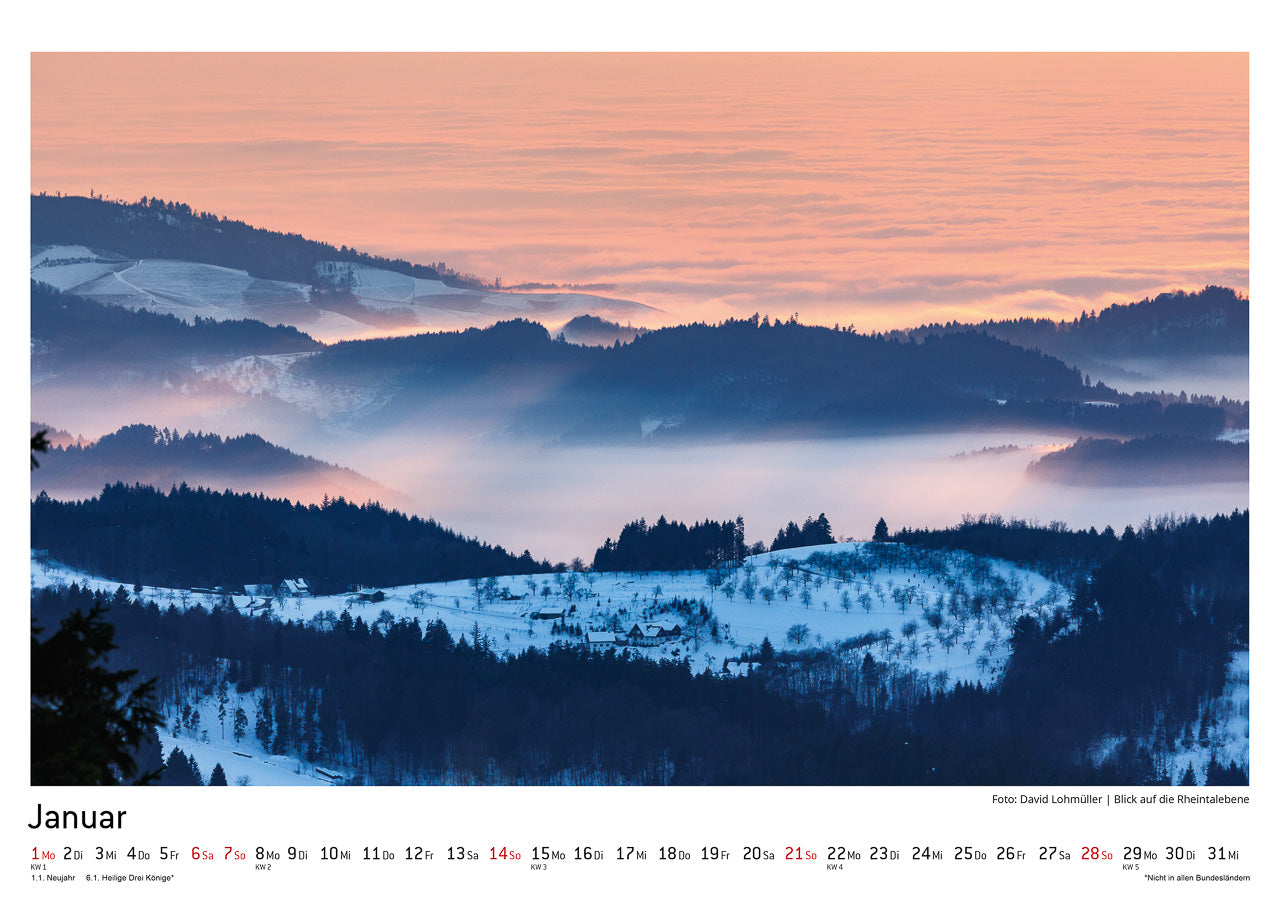 Schwarzwald Kalender 2018