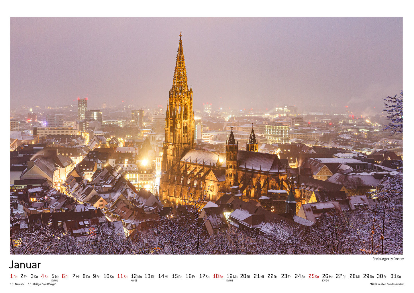 100% FREIBURG Kalender 2026