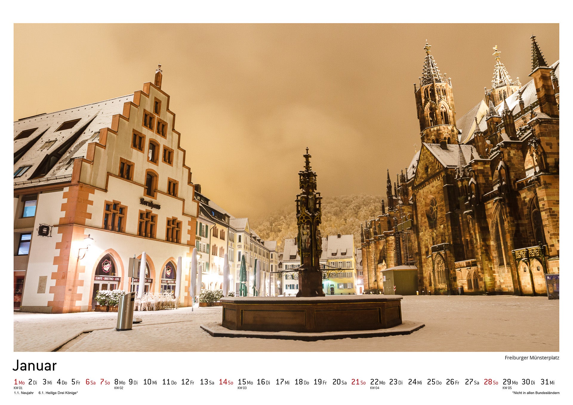 100% FREIBURG Kalender 2024 – David Lohmueller