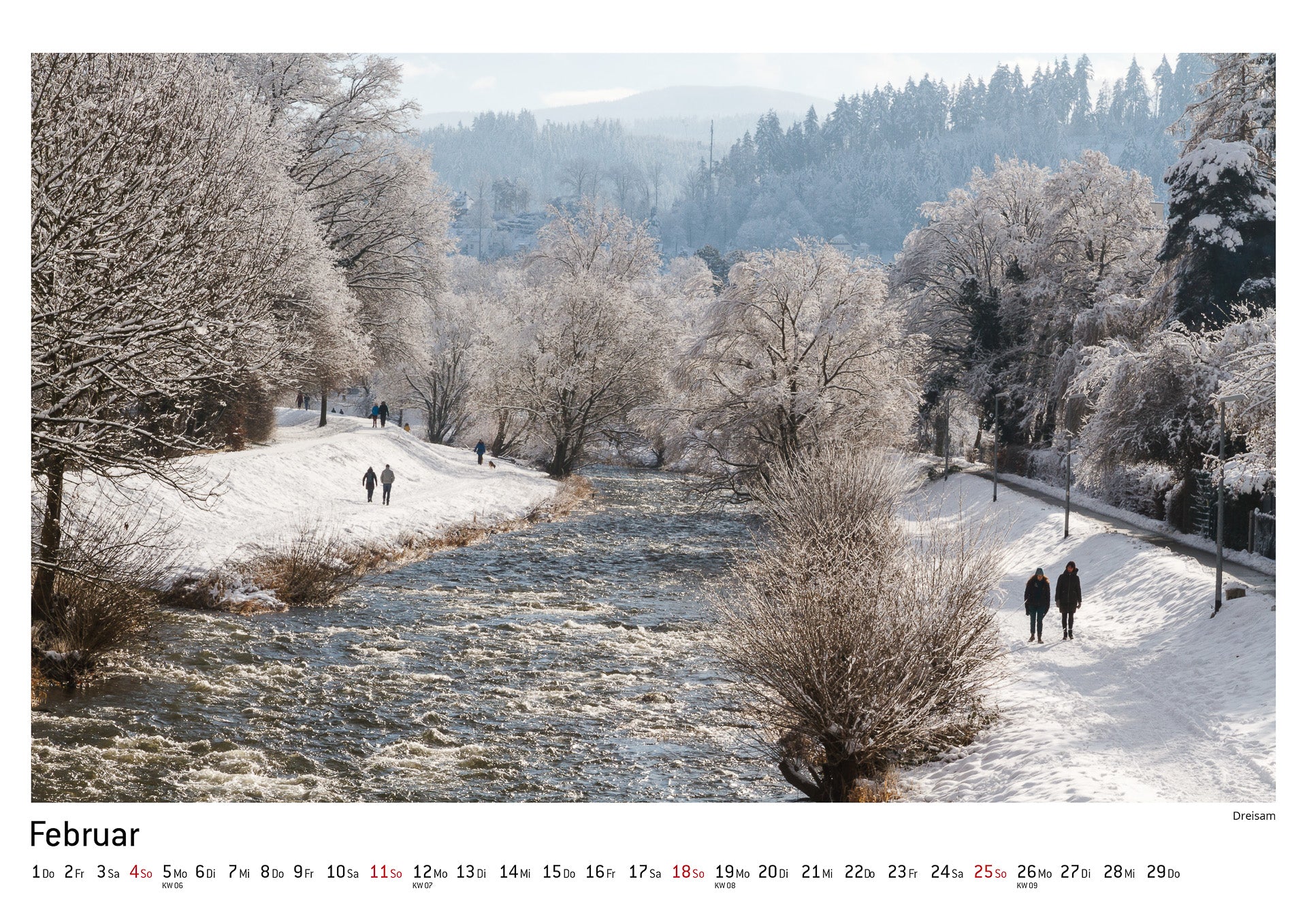 100% FREIBURG Kalender 2025 – David Lohmueller