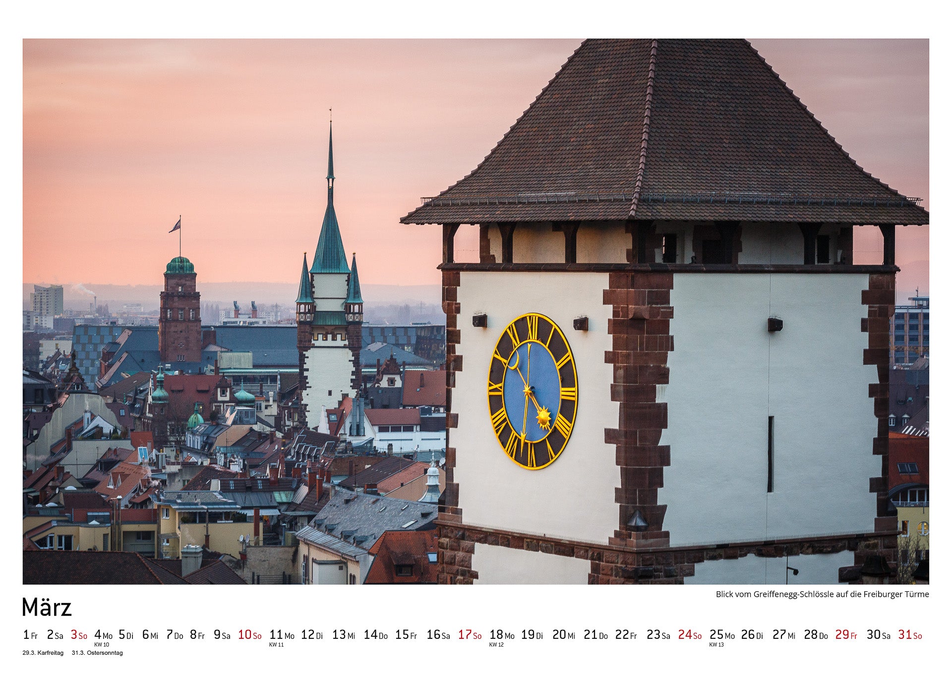 100% FREIBURG Kalender 2024 – David Lohmueller