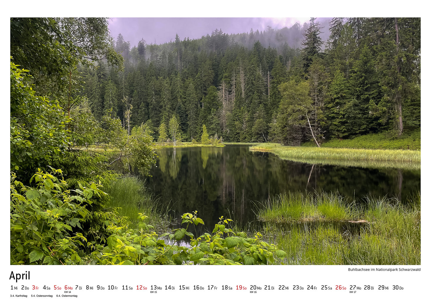 Schwarzwald Kalender 2026